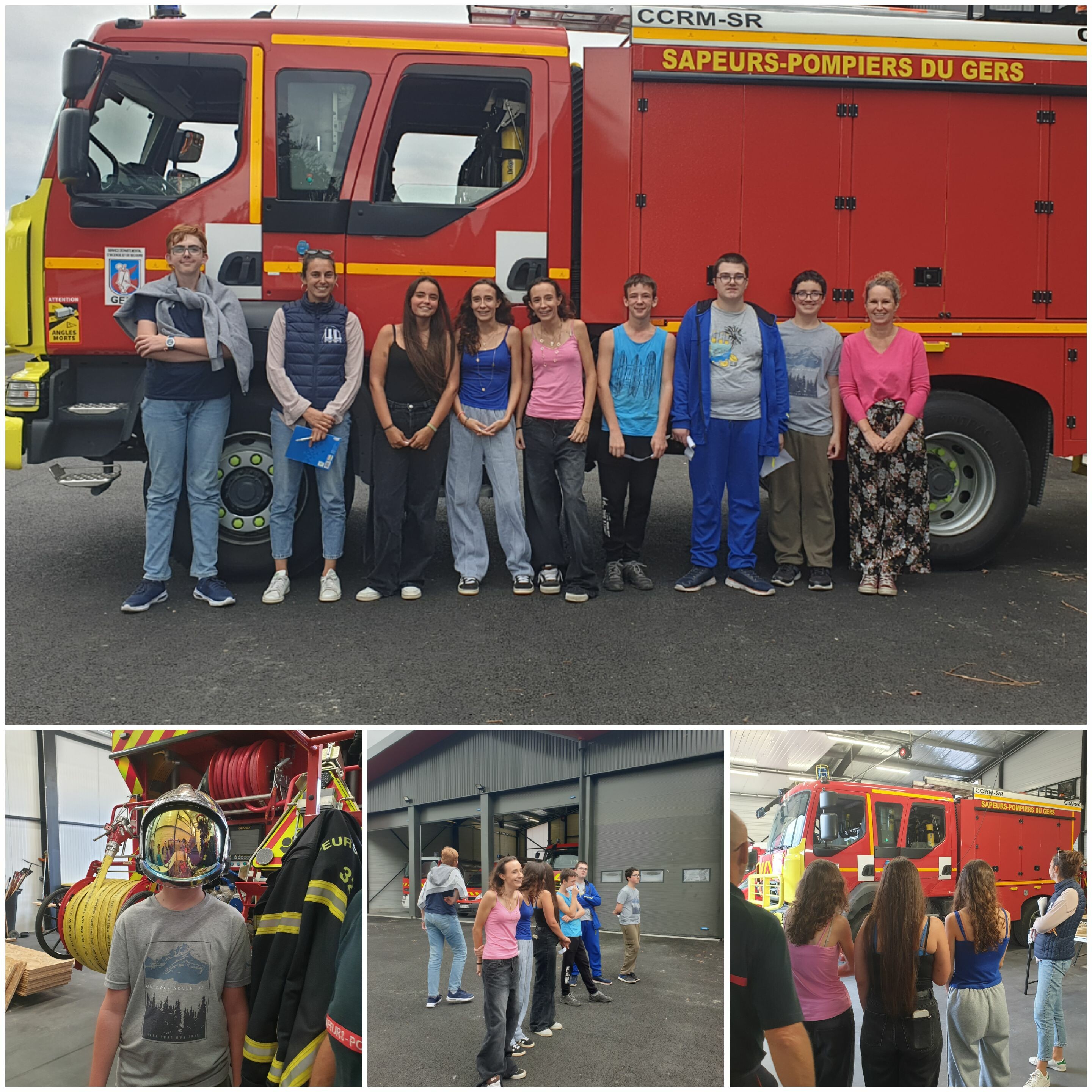 Visite de la nouvelle caserne des pompiers