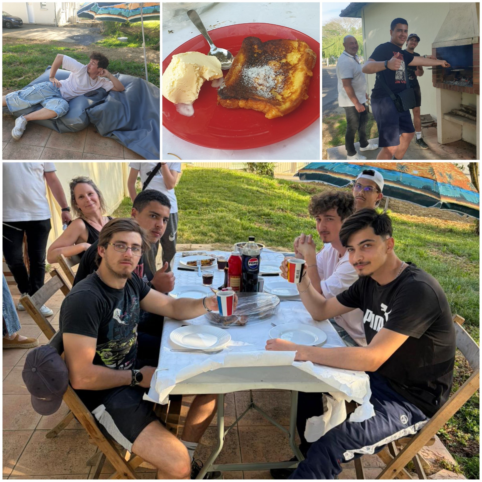 Premier barbecue au pavillon!