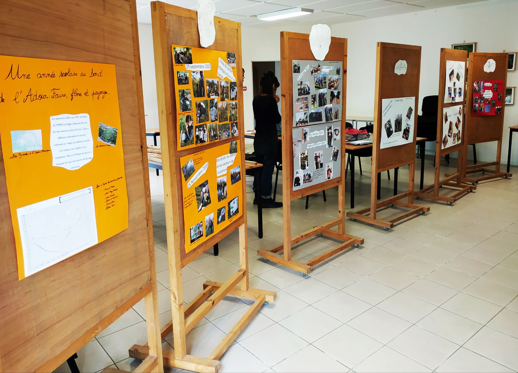 Les élèves de Pagès font leur expo!