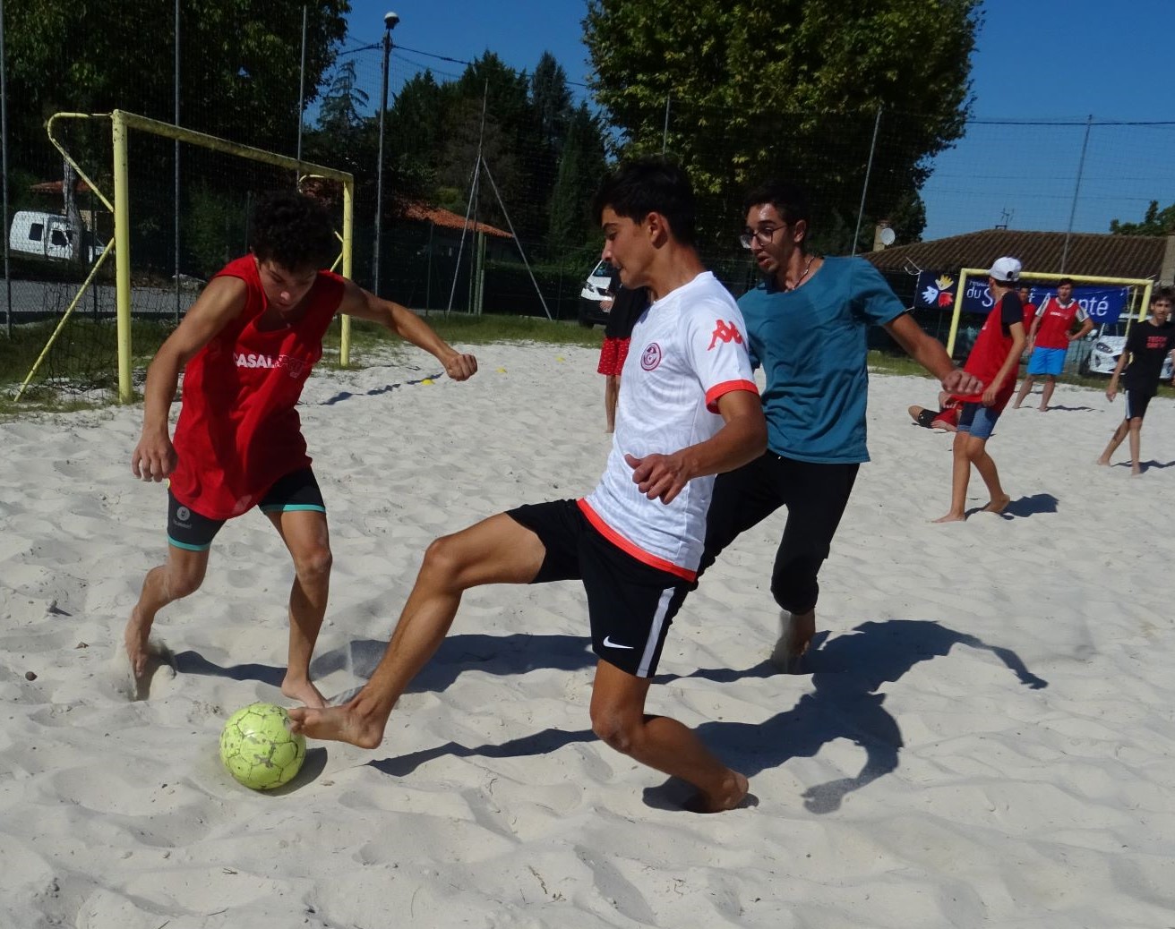 Journée BEACH SOCCER  S.A.J  FFSA   à Ludina MIRANDE