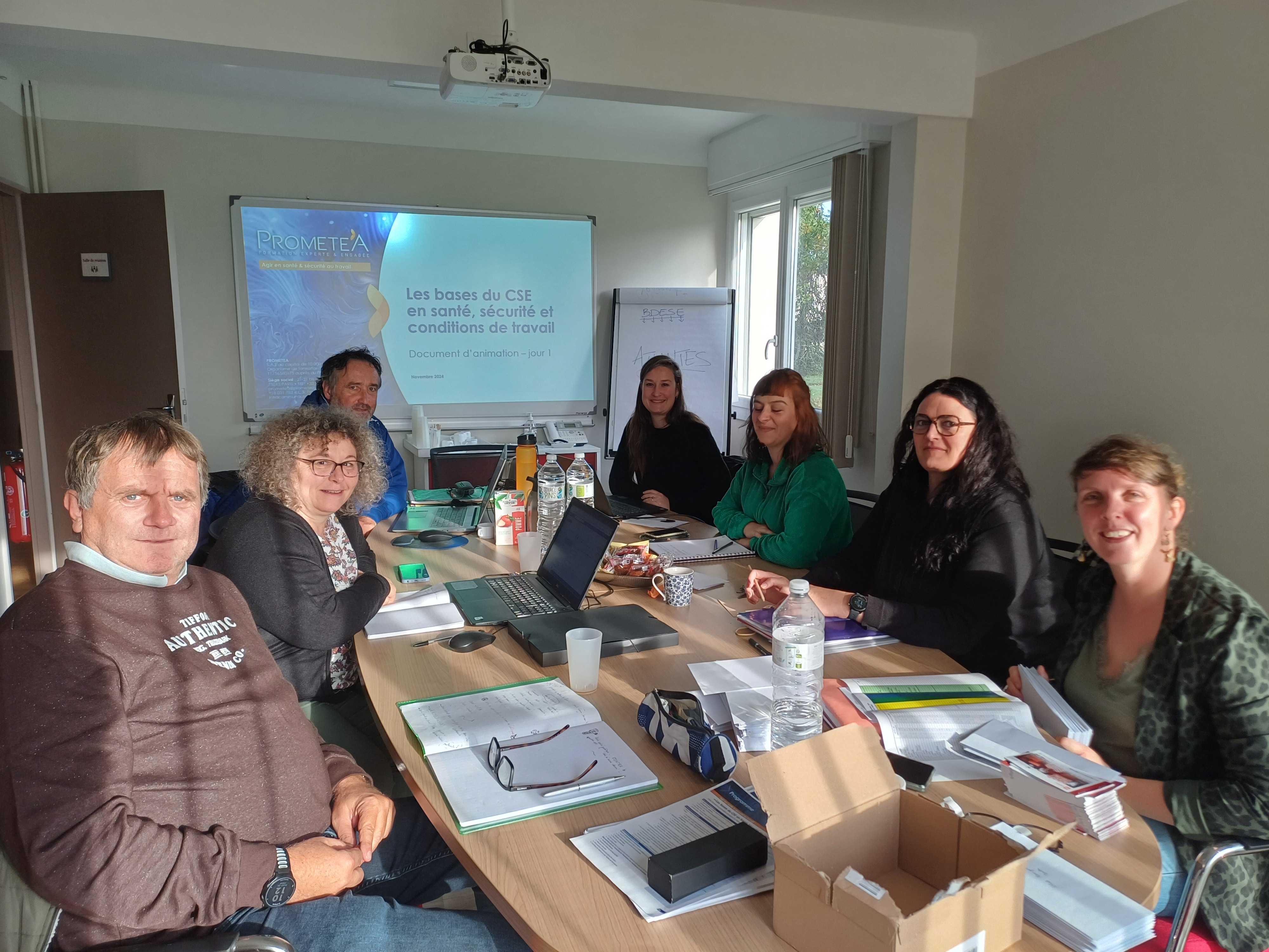 Le Comité.Social.Economique en formation CSSCT