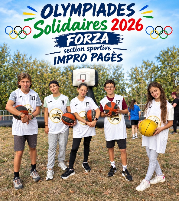 Journée Olympiades solidaires 2026 : IMPRO, SESSAD et Service d'accueil de jour du Complexe de Pagès : ENSEMBLE !!!