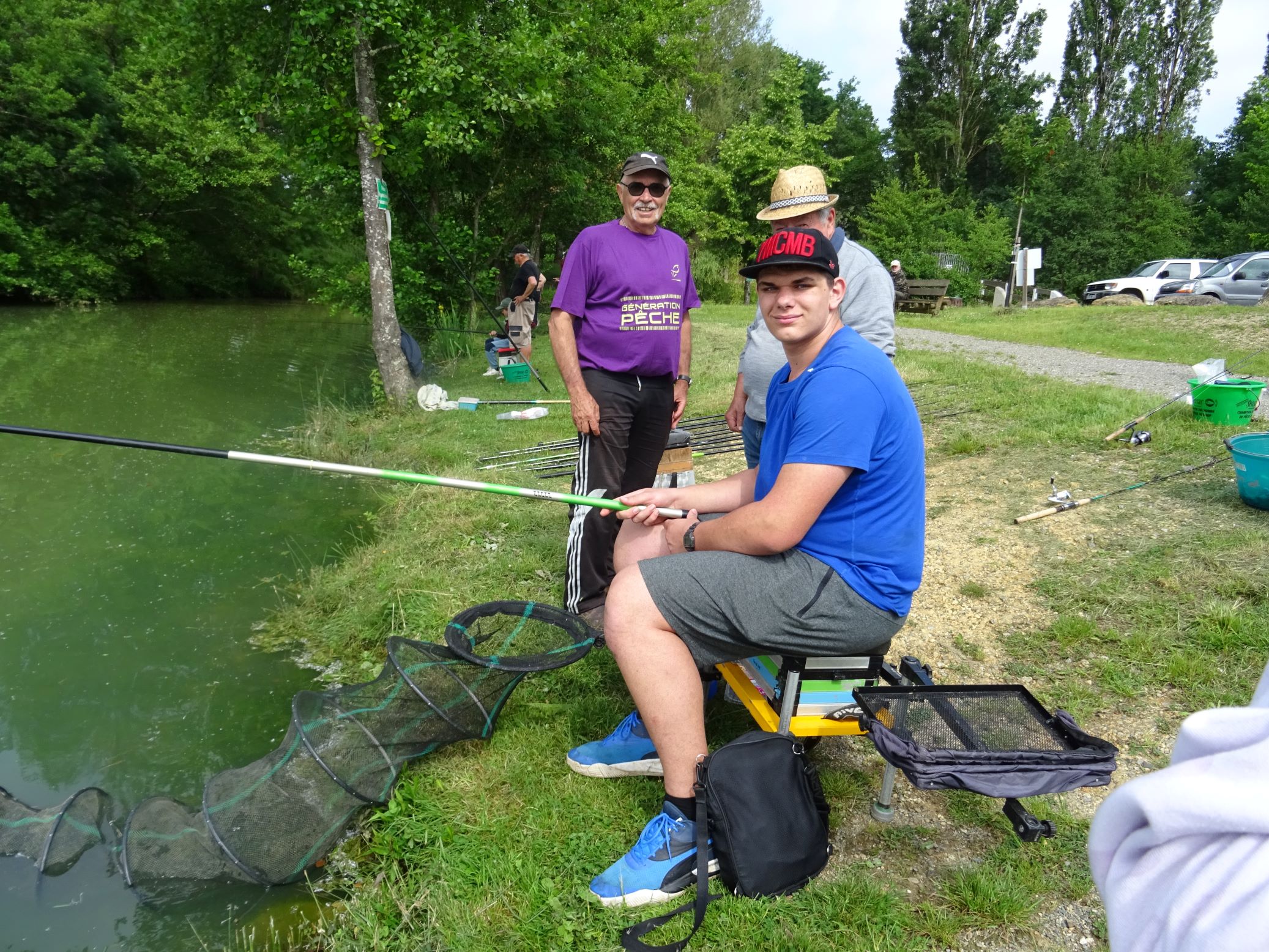 Initiation Pêche S.A.J FFSA Gers 2023 au Lac de MIRANDE