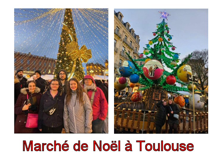 Sortie de Noël Foyer d'hebergement : le marché de Noël