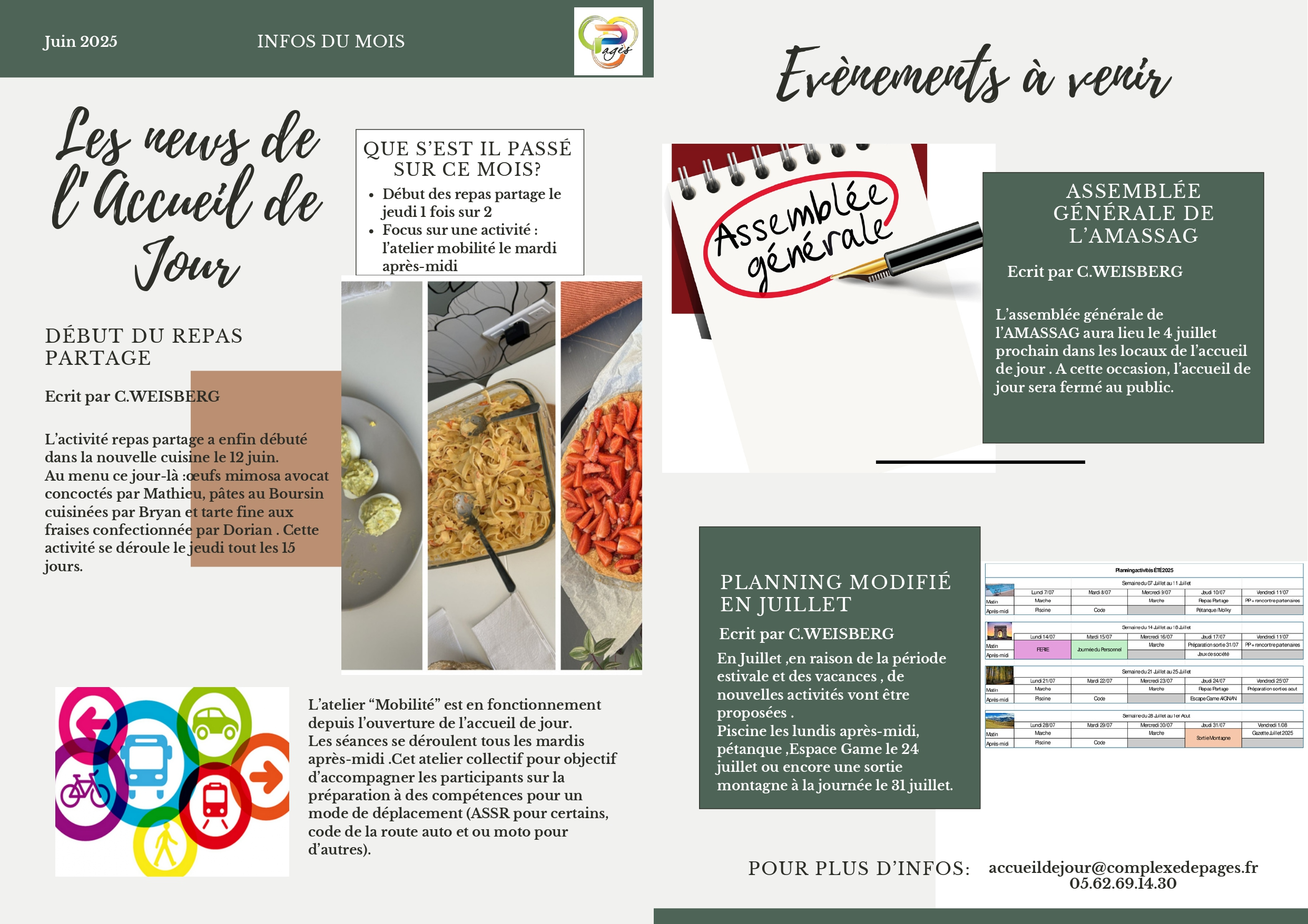 Gazette Juin 2025 Accueil de Jour