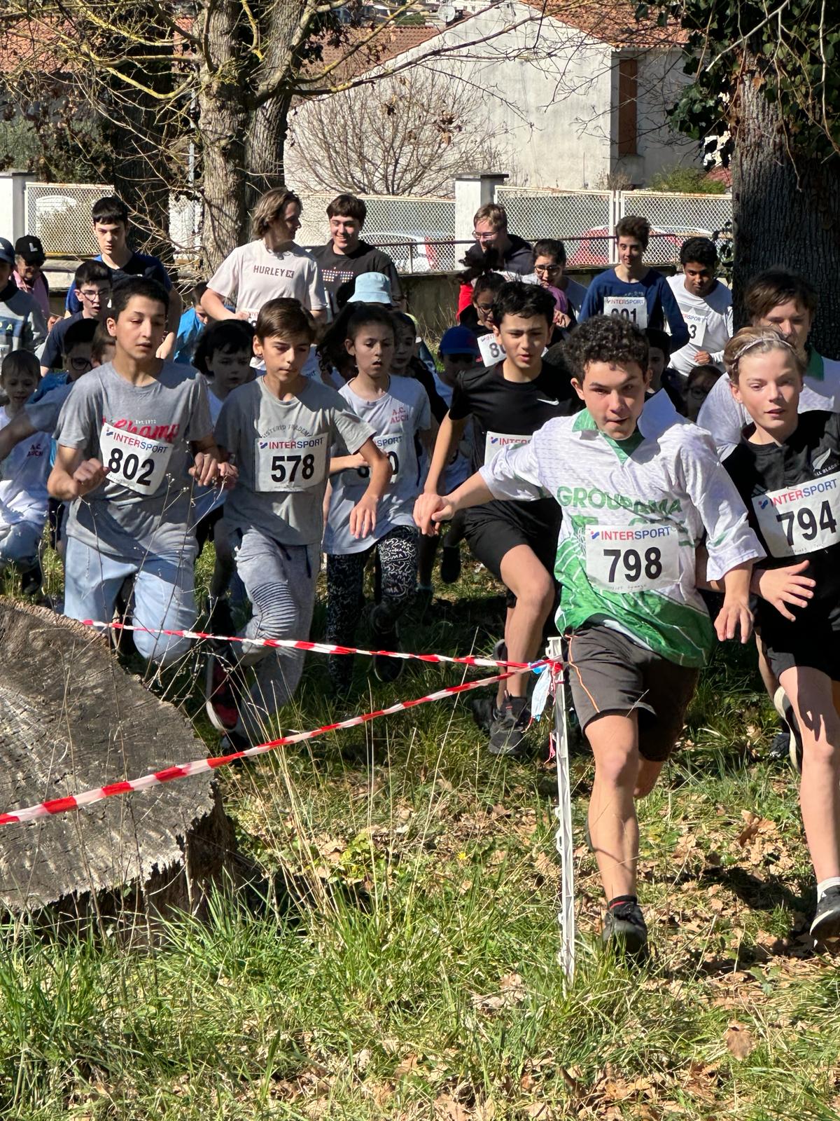 CROSS départemental S.A.J FFSA à  l'IME Hirondelles Auch