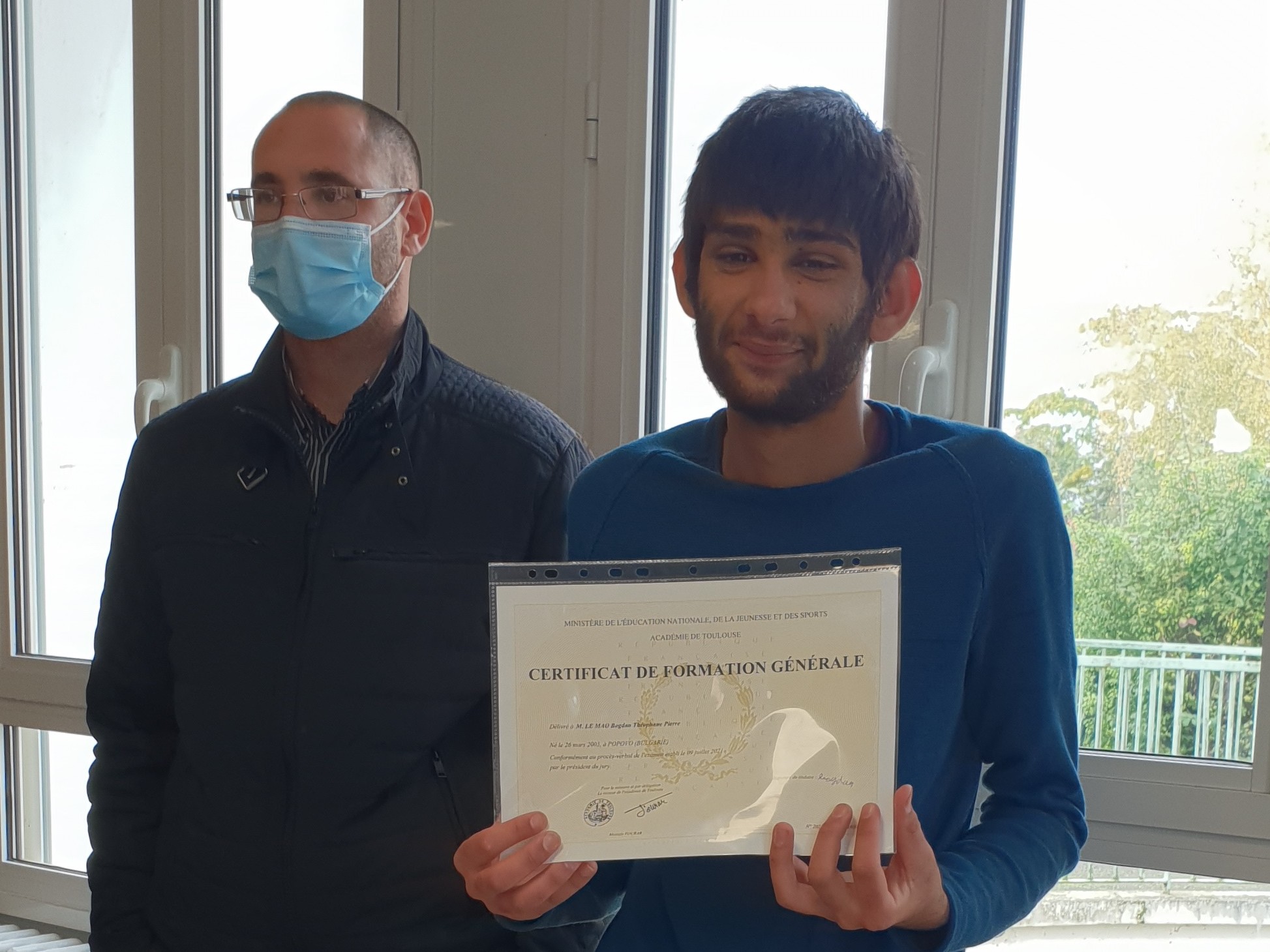 10/11/2021: remise de diplôme et repas d'halloween